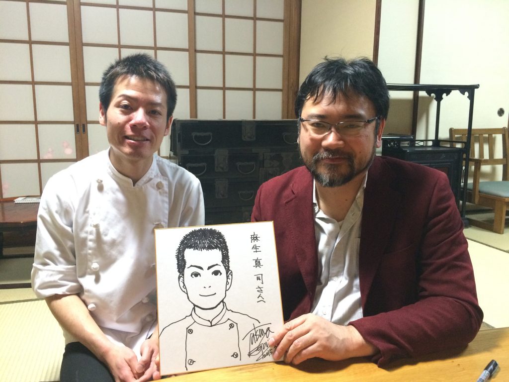 まじかるタルるートくん、東京大学物語で有名な江川達也さんと記念撮影