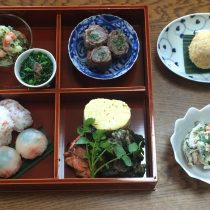 春の吉日に松花堂弁当