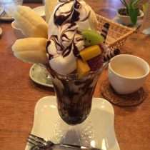 無添加チョコレートバナナパフェ　