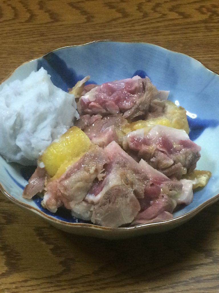 赤鶏のステーキ