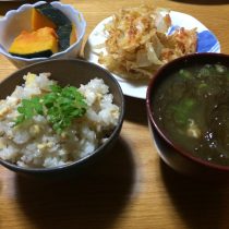 春のたけのこご飯