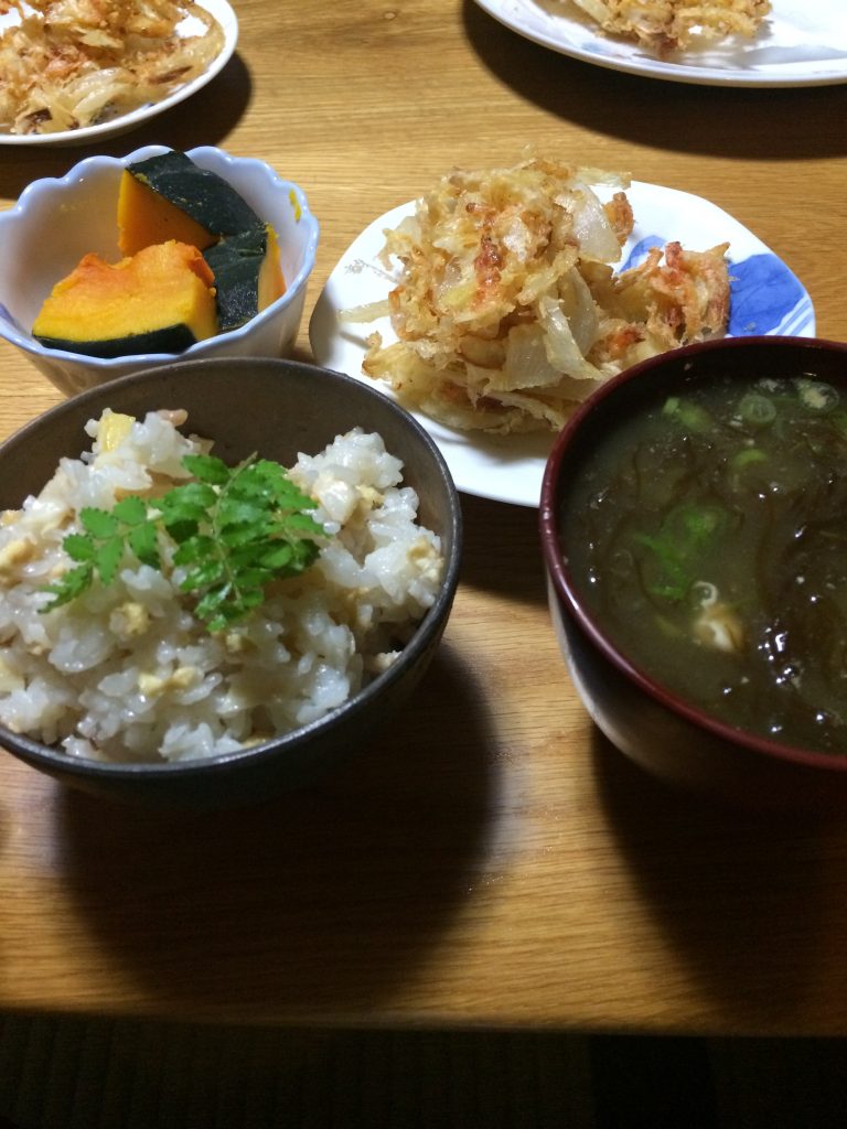 春のたけのこご飯