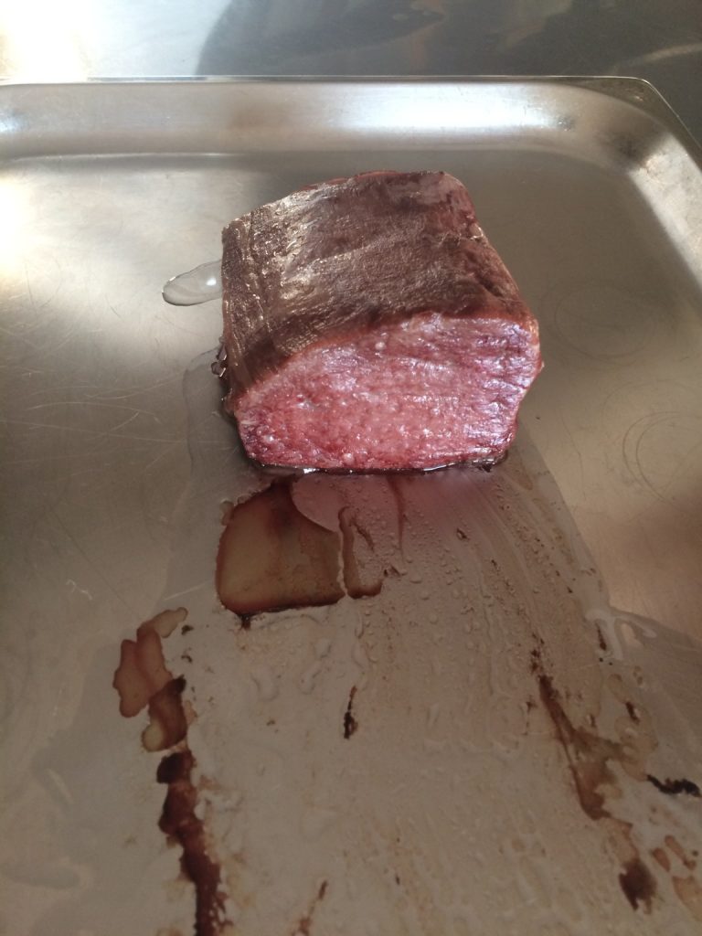 焼きあがったヒレ。