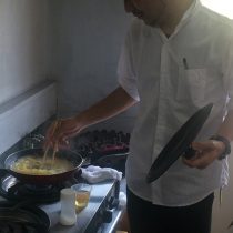 カルボナーラの作り方を教えてくださった宝亀さんヽ(´▽｀)/