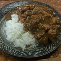 朝からカレーの試食♪