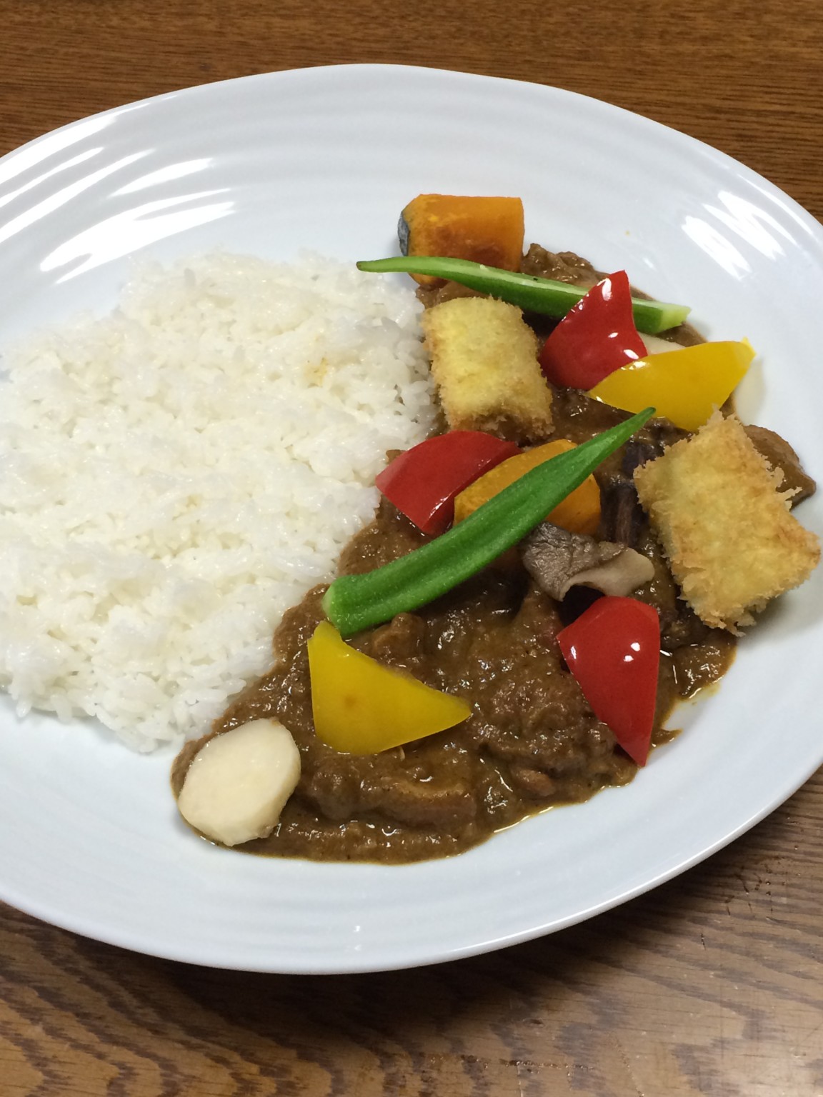 ようやく完成したカレーヽ(´▽`)/