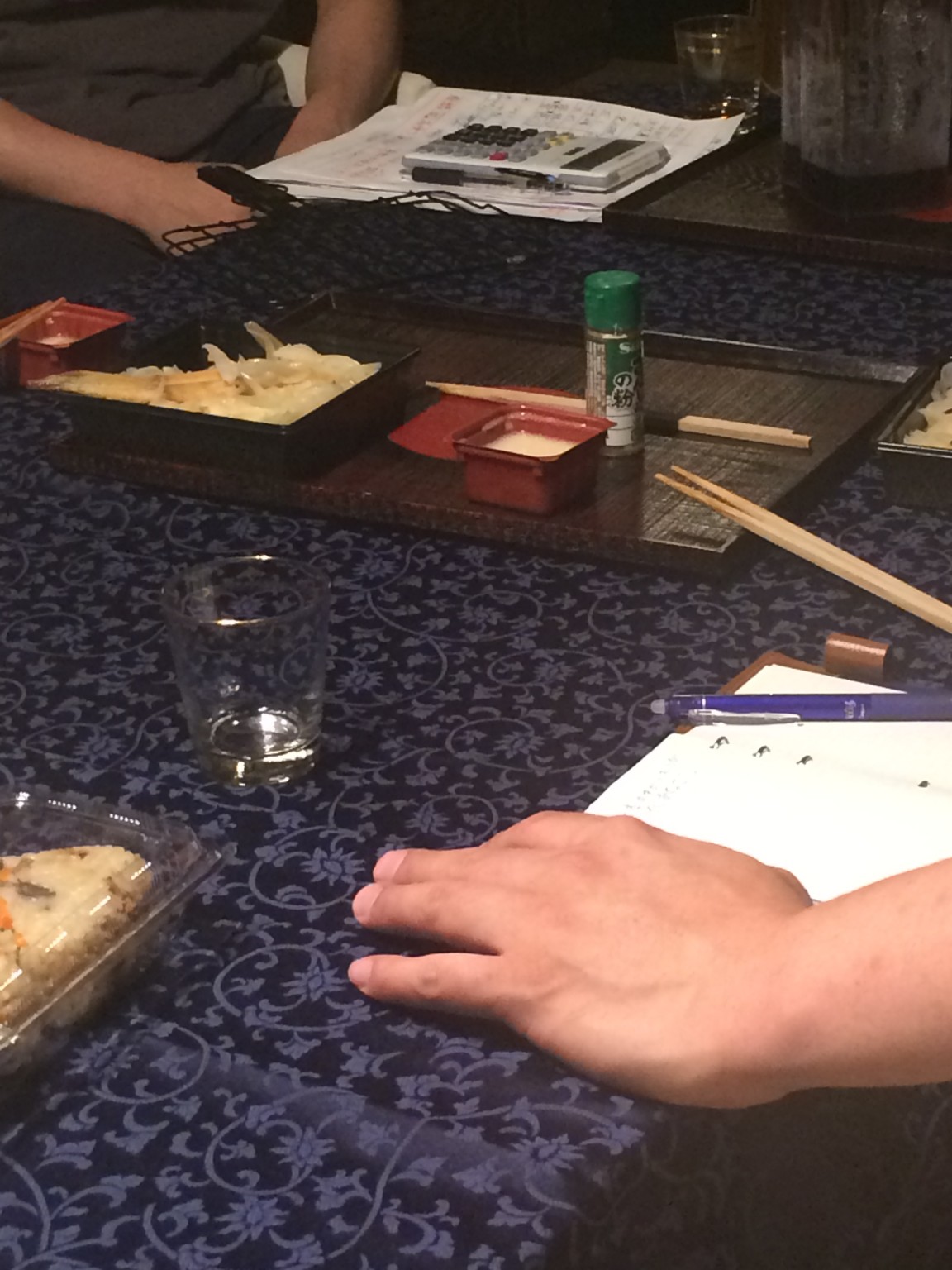 打ち合わせ中(^_^)