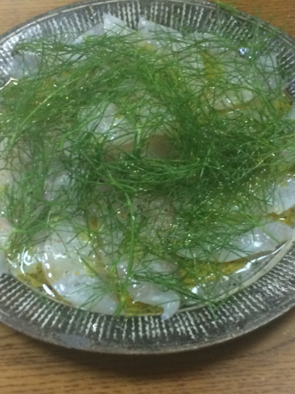 大量のフェンネルでいただきます(笑