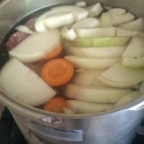 カレーのベースになるスープ♪