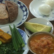 休みの日の今朝の朝食☆