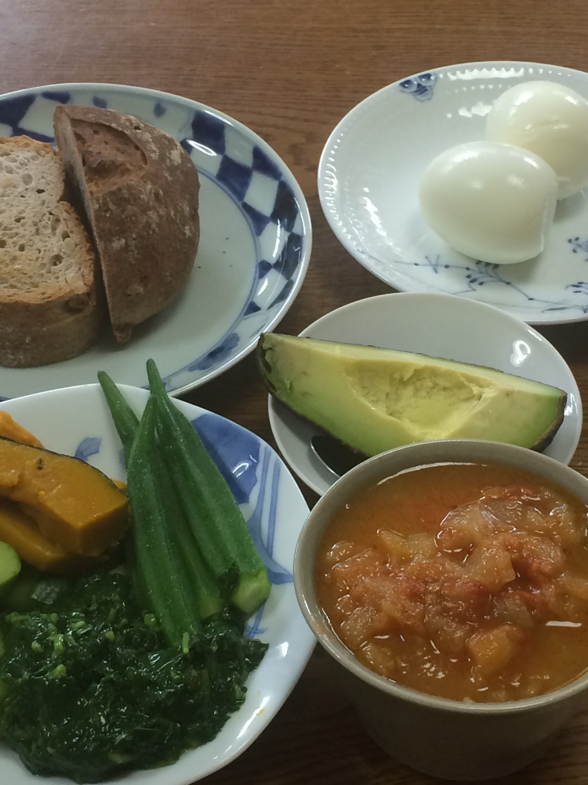 休みの日の今朝の朝食☆