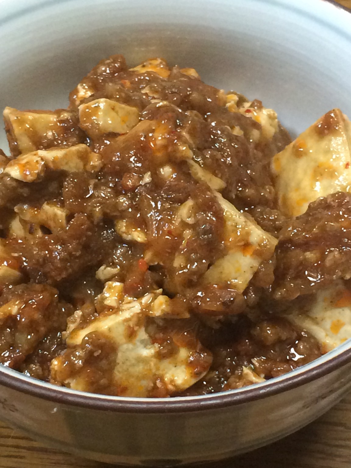 四川飯店の陳麻婆豆腐！！