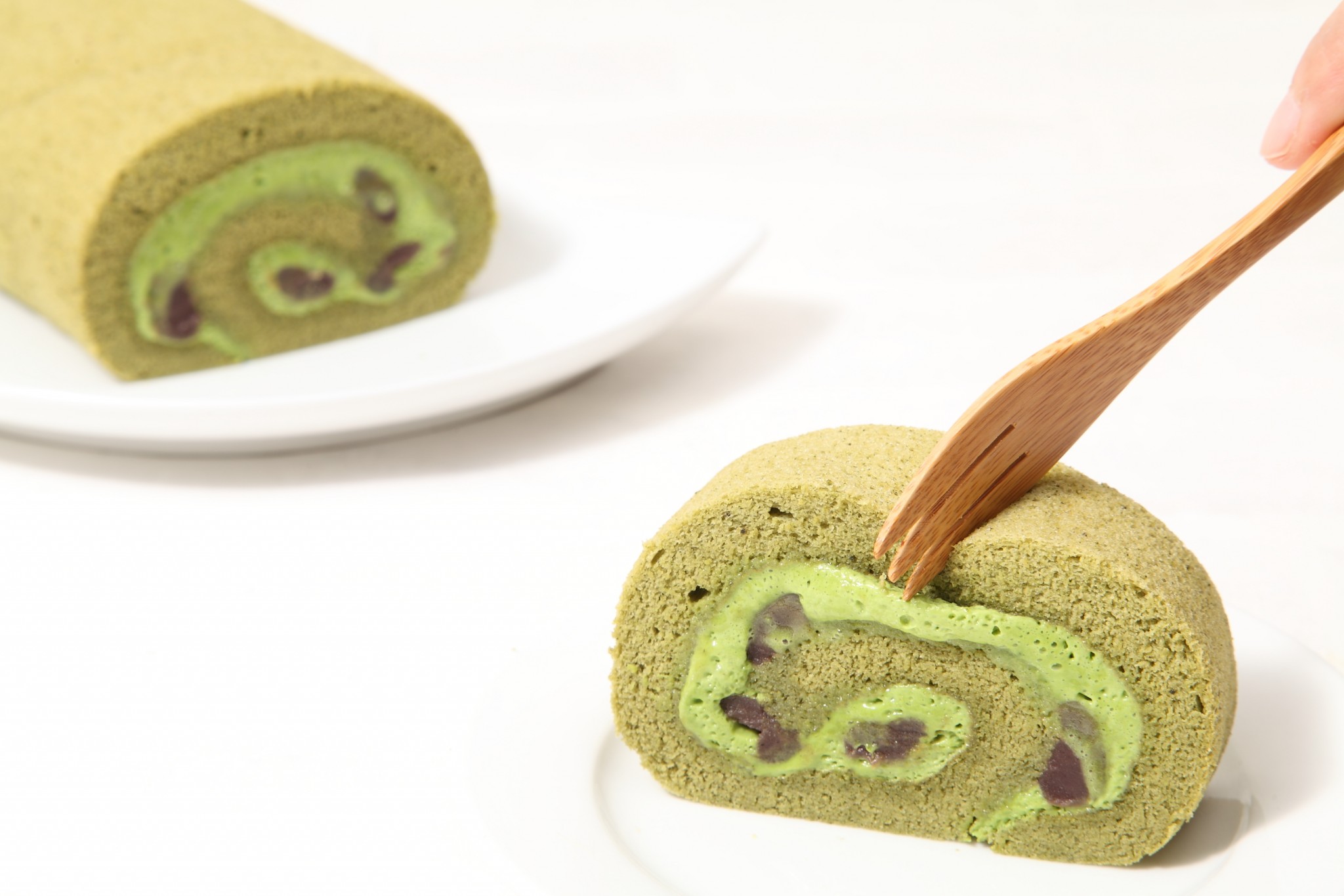 抹茶のロールケーキ♪