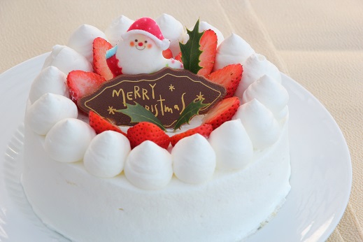 こだわりの素材で作ったクリスマスケーキ☆