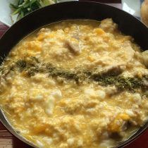 卵４個になってさらに美味しくなった親子丼☆しばらくお休みです♪