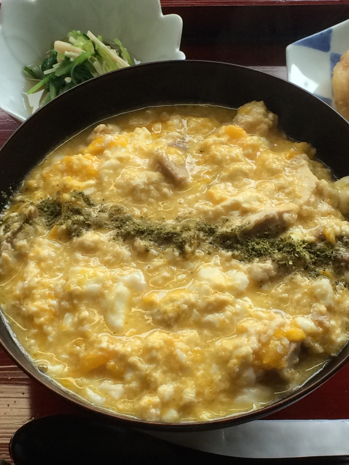 卵４個になってさらに美味しくなった親子丼☆しばらくお休みです♪