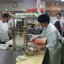 唐津の若手料理人のすっぽん講習会☆
