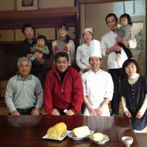 テレビの取材での集合写真