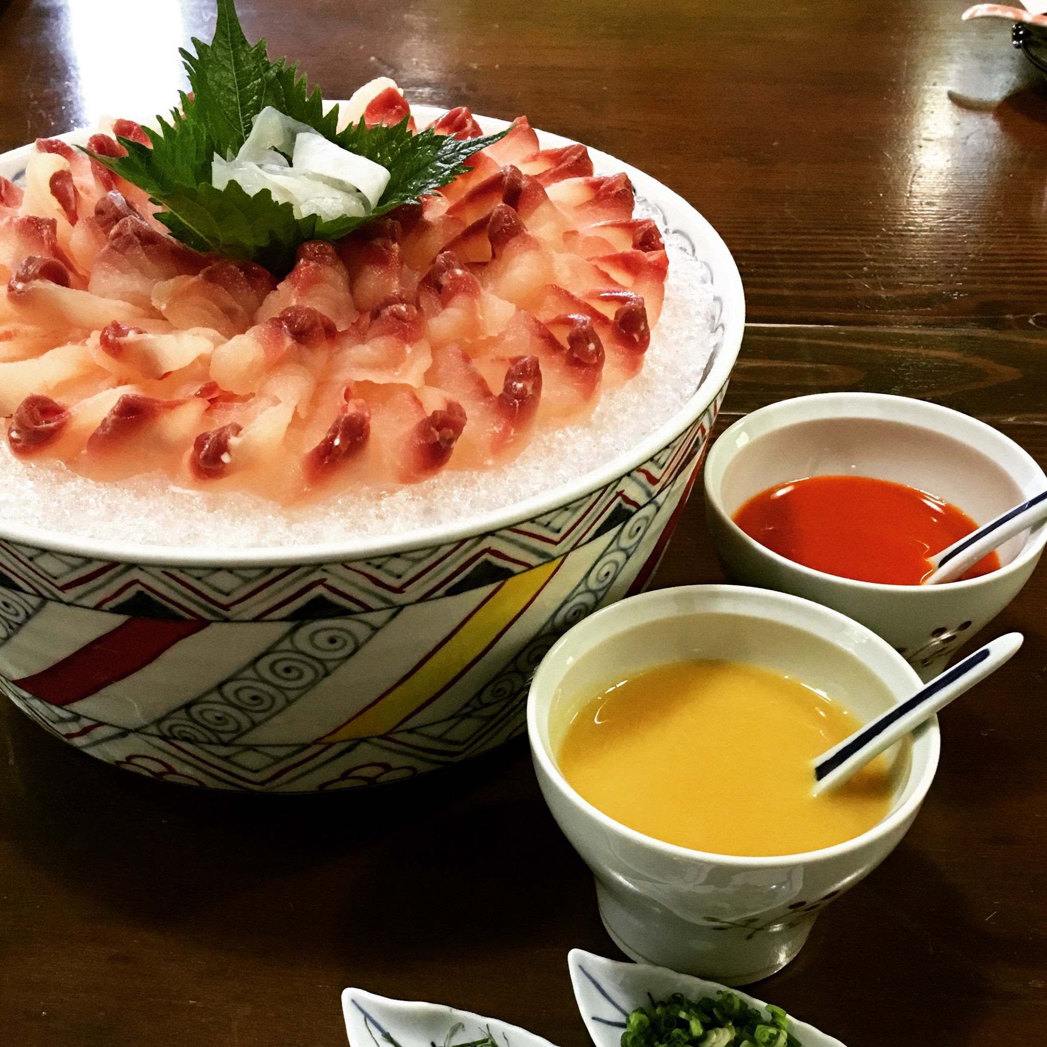 龍泉荘の鯉の洗い☆