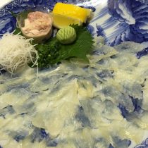 カワハギのお刺身！肝つき☆