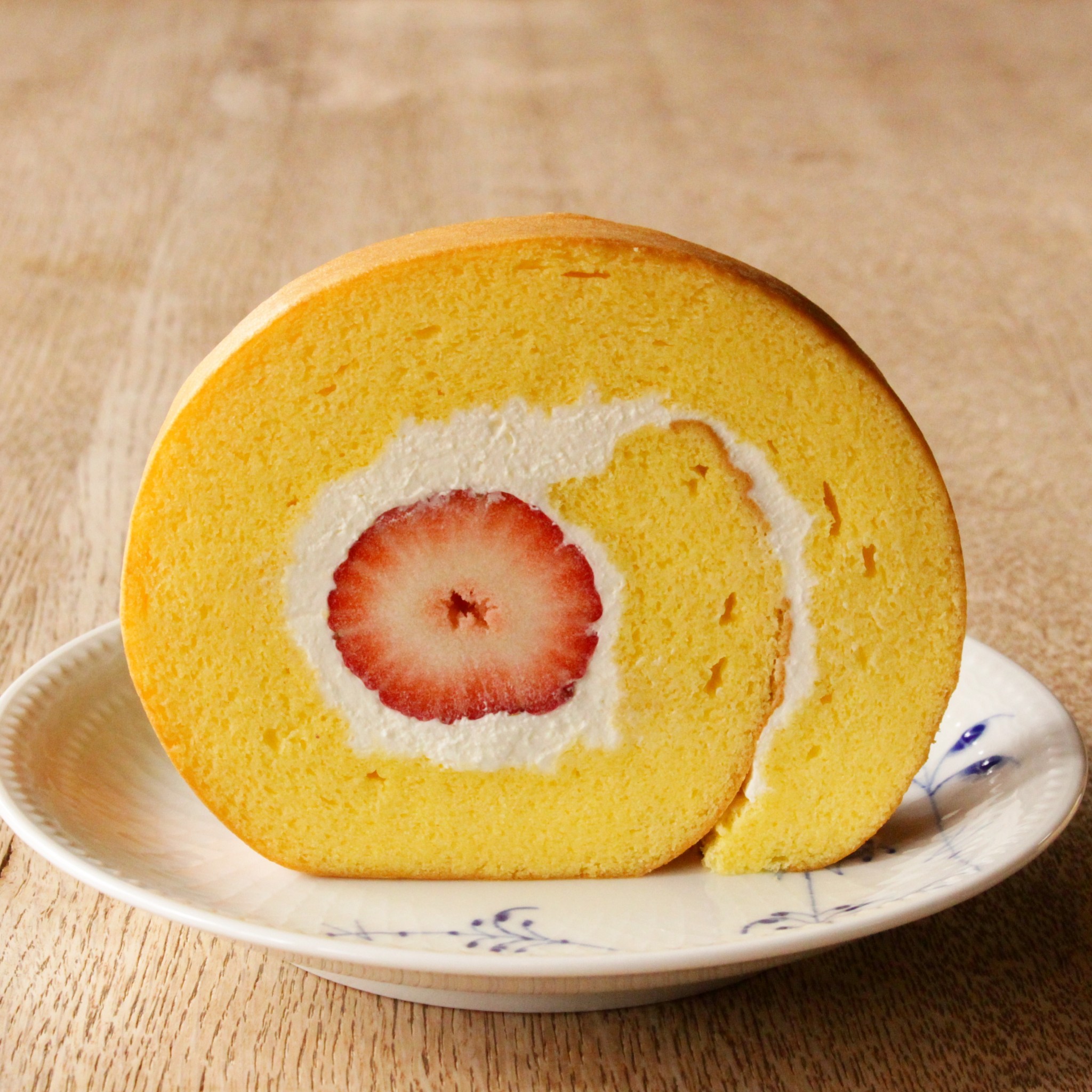 今年の苺のロールケーキ☆